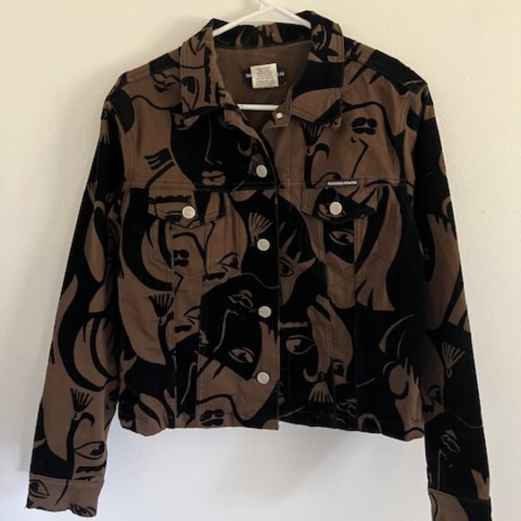 Parker Jeans 90s Y2K "Face" Jacket - Picture 1 of 6